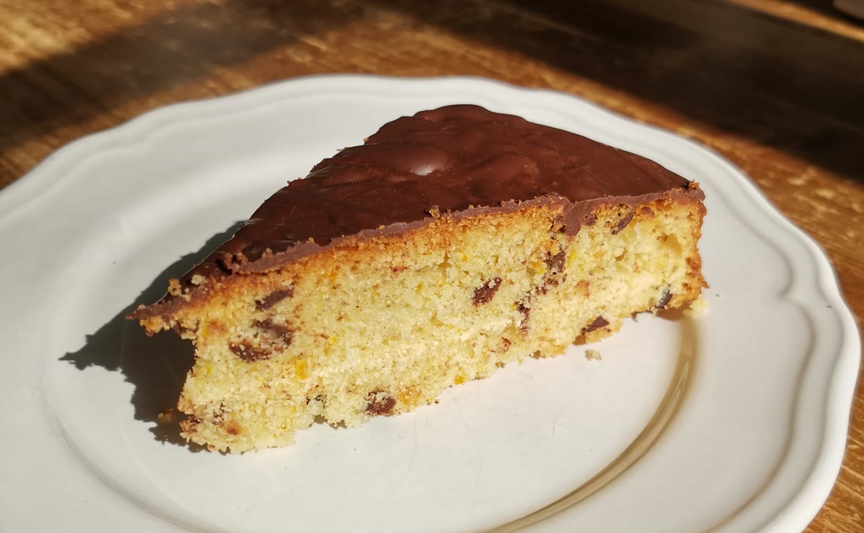 Veganer Straciatella-Orangen Kuchen